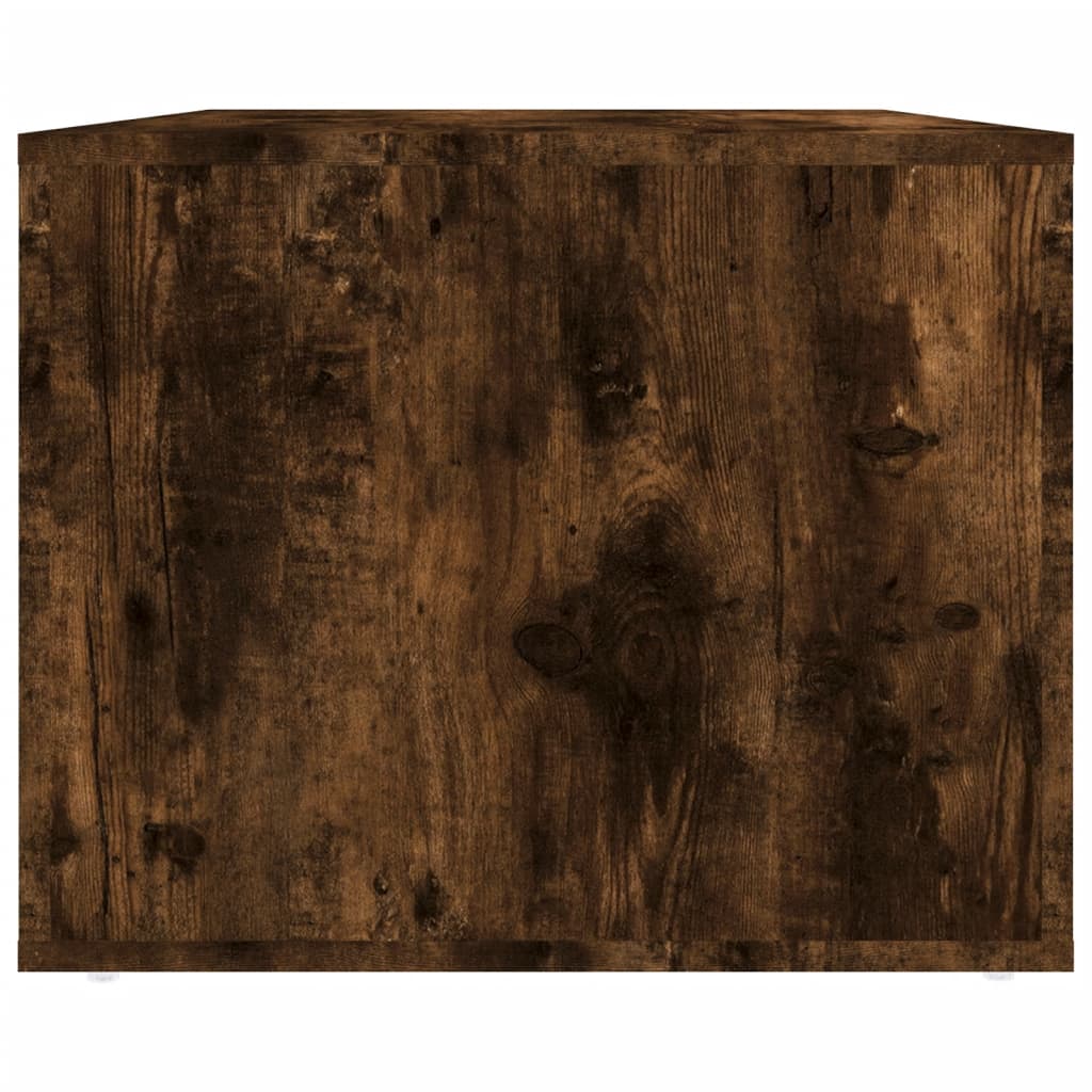 vidaXL Măsuță de cafea, stejar fumuriu, 80x50x40 cm, lemn prelucrat vidaXL Măsuță de cafea, stejar fumuriu, 80x50x40 cm, lemn prelucrat