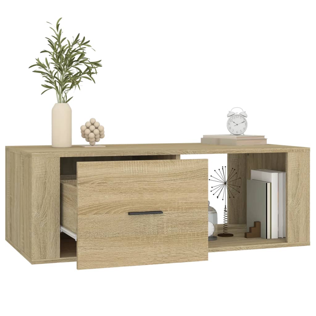 vidaXL Măsuță de cafea, stejar sonoma, 100x50,5x35 cm, lemn compozit vidaXL Măsuță de cafea, stejar sonoma, 100x50,5x35 cm, lemn compozit