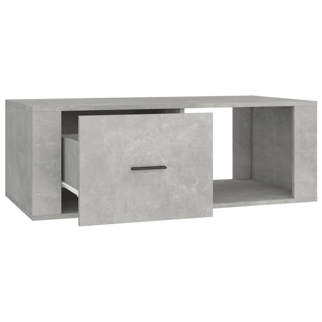 vidaXL Măsuță de cafea, gri beton, 100x50,5x35 cm, lemn compozit vidaXL Măsuță de cafea, gri beton, 100x50,5x35 cm, lemn compozit