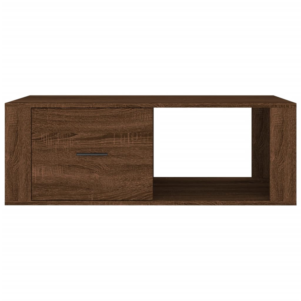 vidaXL Măsuță de cafea, stejar maro, 100x50,5x35 cm, lemn compozit vidaXL Măsuță de cafea, stejar maro, 100x50,5x35 cm, lemn compozit