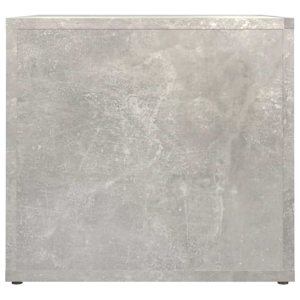 vidaXL Noptieră, gri beton, 41x40x36 cm, lemn compozit