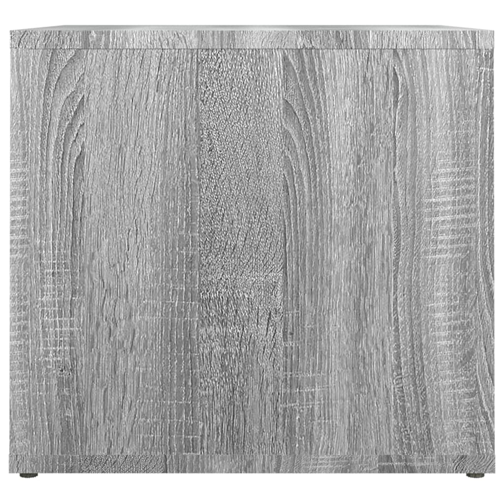 vidaXL Noptieră, gri sonoma, 41x40x36 cm, lemn compozit