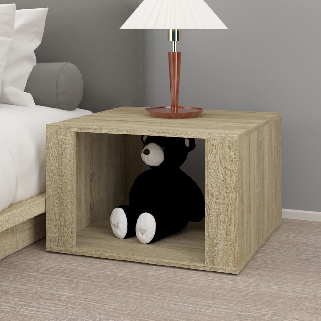 vidaXL Noptieră, stejar sonoma, 57x55x36 cm, lemn compozit vidaXL Noptieră, stejar sonoma, 57x55x36 cm, lemn compozit