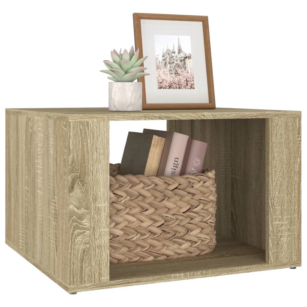 vidaXL Noptieră, stejar sonoma, 57x55x36 cm, lemn compozit vidaXL Noptieră, stejar sonoma, 57x55x36 cm, lemn compozit