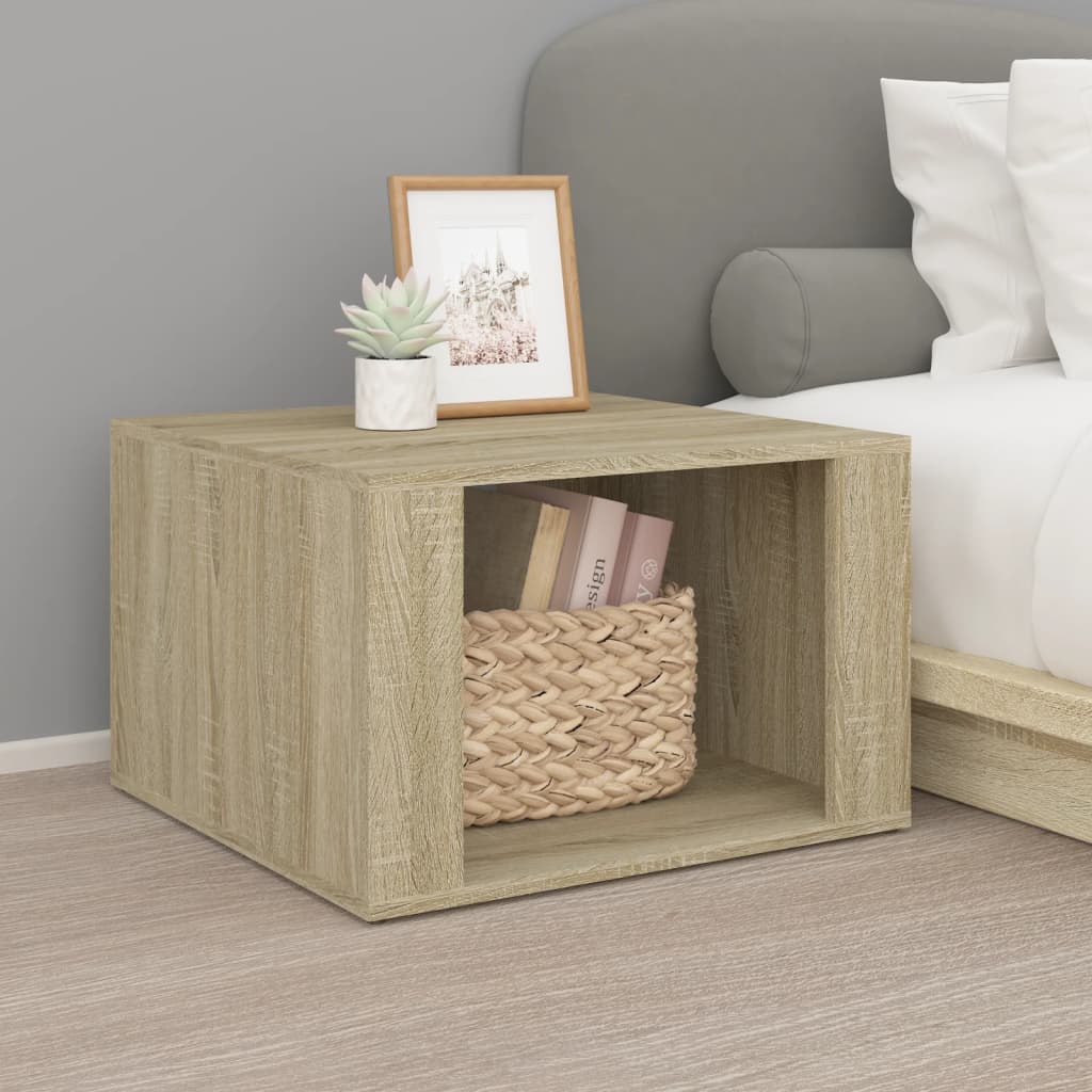 vidaXL Noptieră, stejar sonoma, 57x55x36 cm, lemn compozit vidaXL Noptieră, stejar sonoma, 57x55x36 cm, lemn compozit