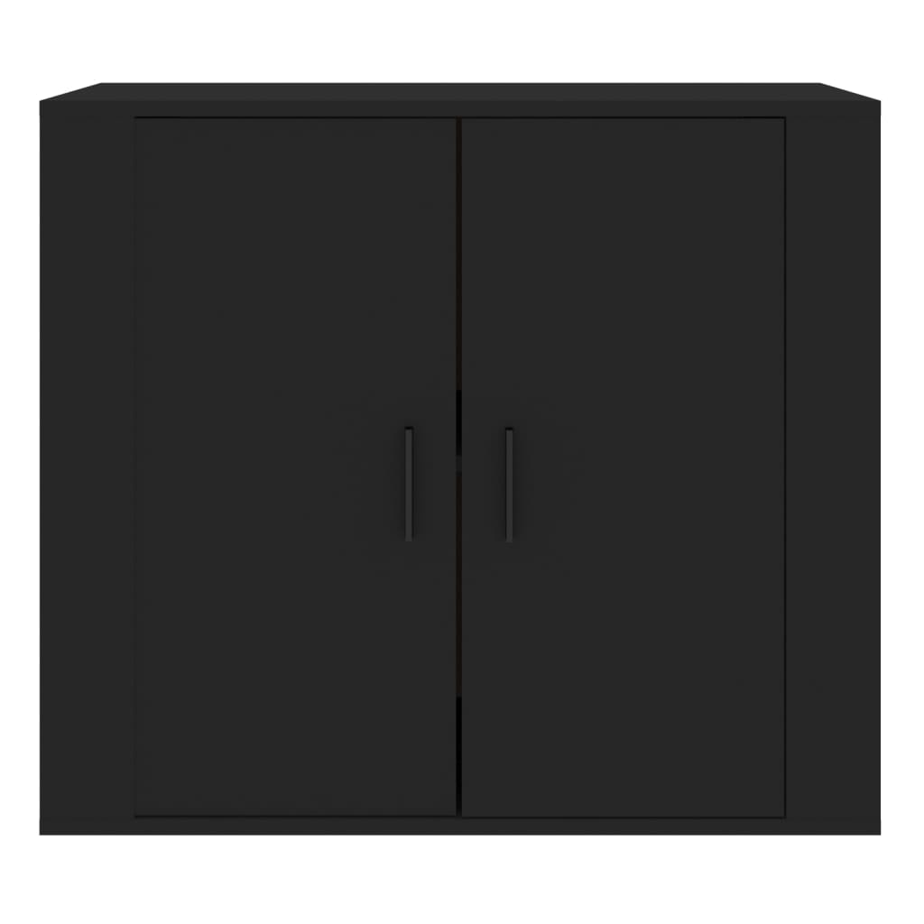 vidaXL Dulap, negru, 80x33x70 cm, lemn prelucrat