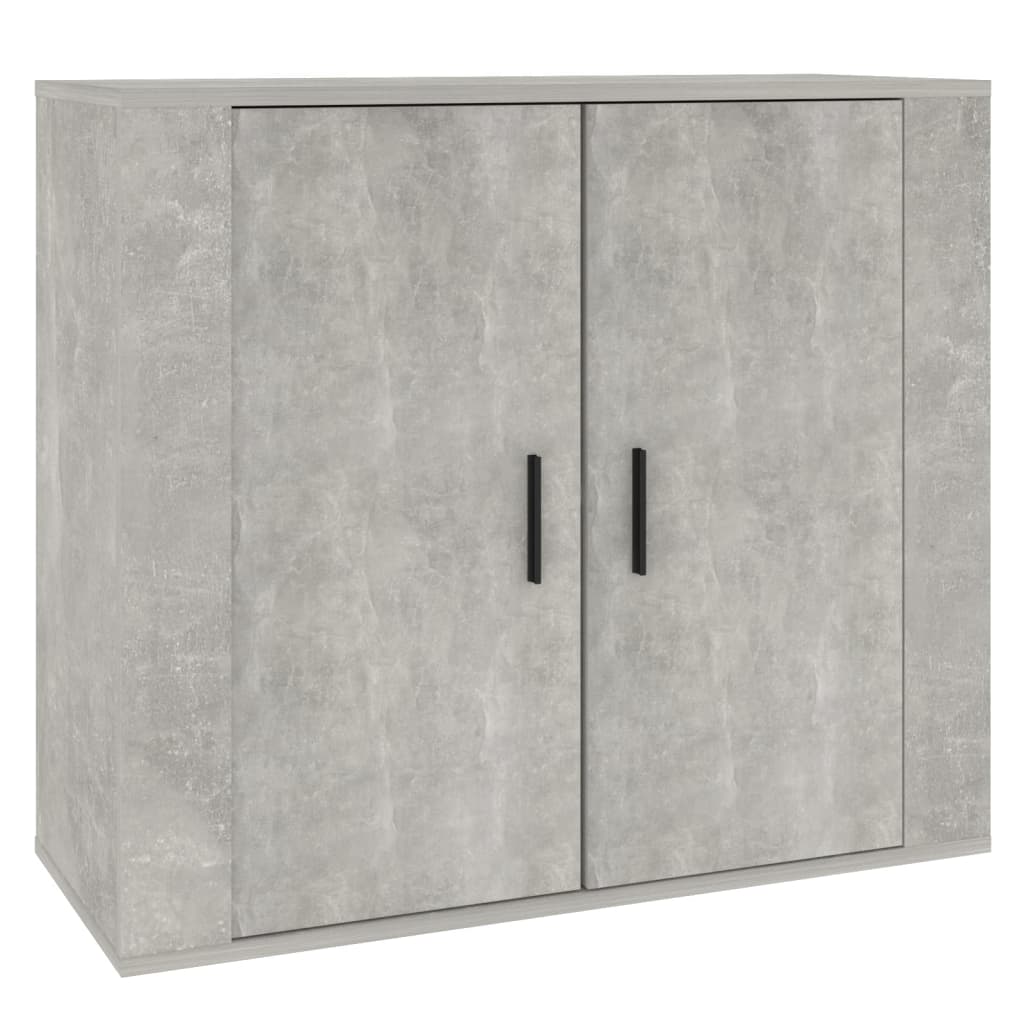 vidaXL Dulap, gri beton, 80x33x70 cm, lemn prelucrat