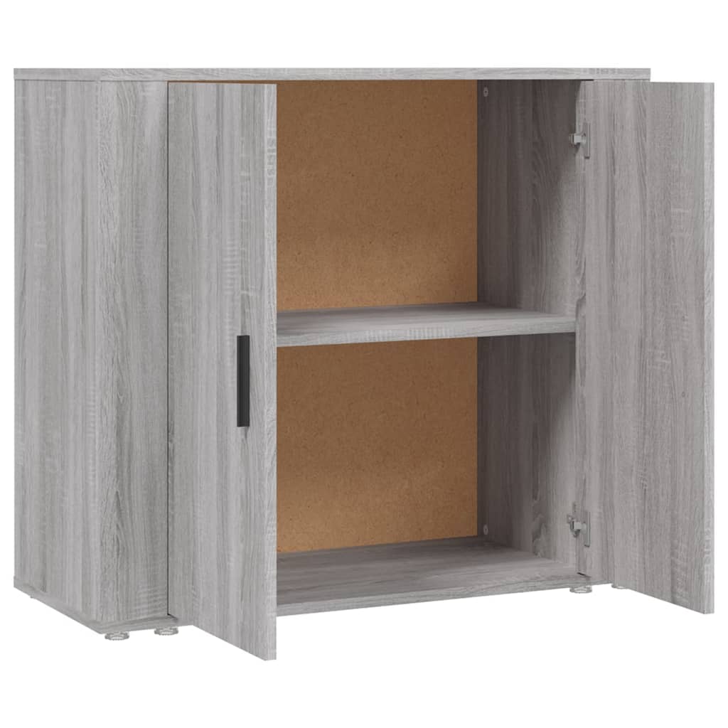 vidaXL Dulap, gri sonoma, 80x33x70 cm, lemn compozit vidaXL Dulap, gri sonoma, 80x33x70 cm, lemn compozit