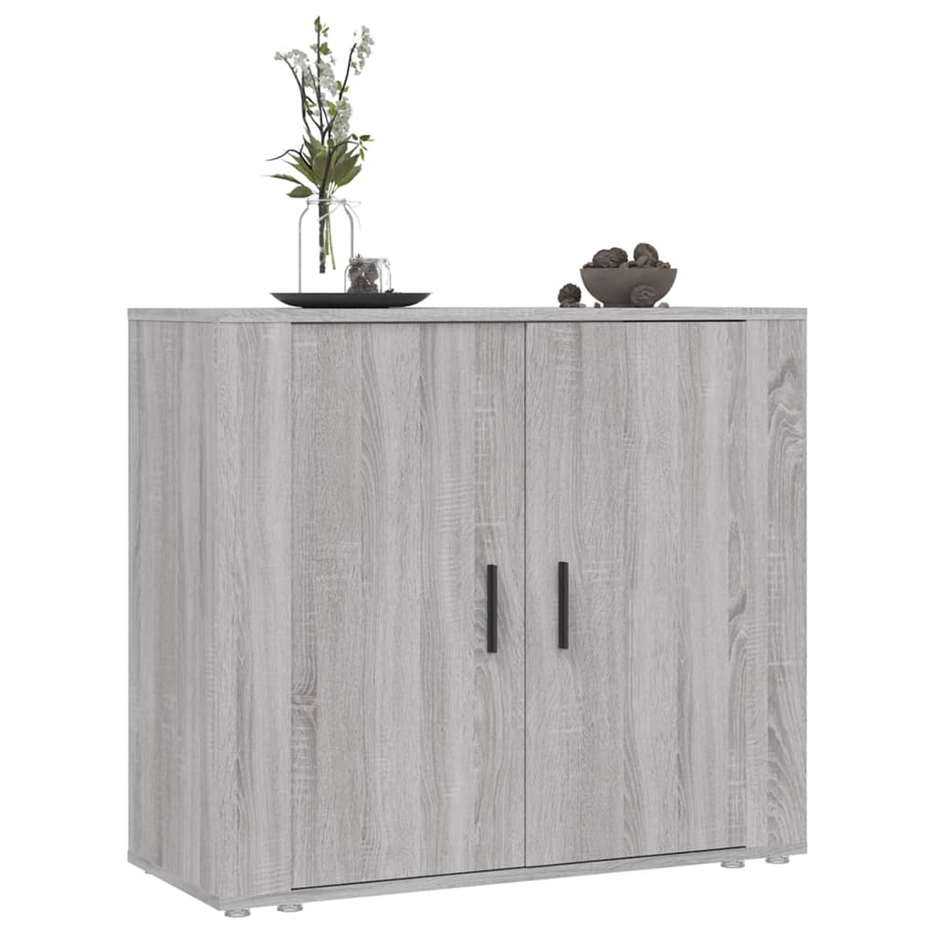vidaXL Dulap, gri sonoma, 80x33x70 cm, lemn compozit vidaXL Dulap, gri sonoma, 80x33x70 cm, lemn compozit
