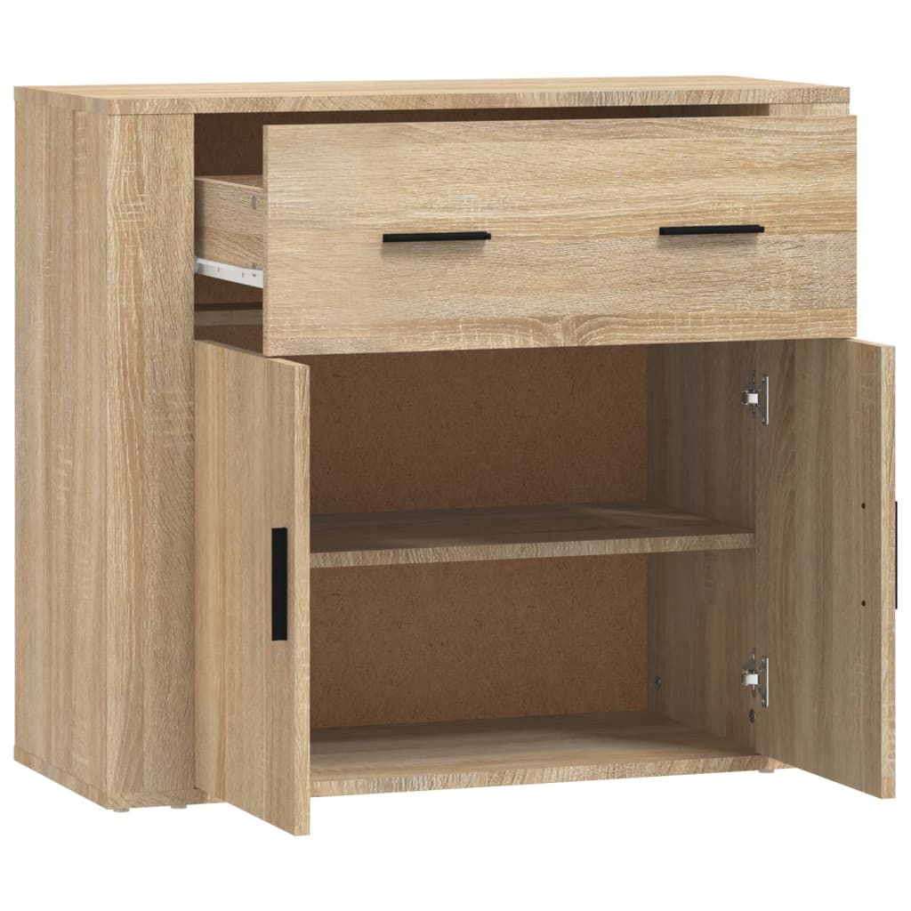 vidaXL Dulap, stejar sonoma, 80x33x70 cm, lemn compozit vidaXL Dulap, stejar sonoma, 80x33x70 cm, lemn compozit