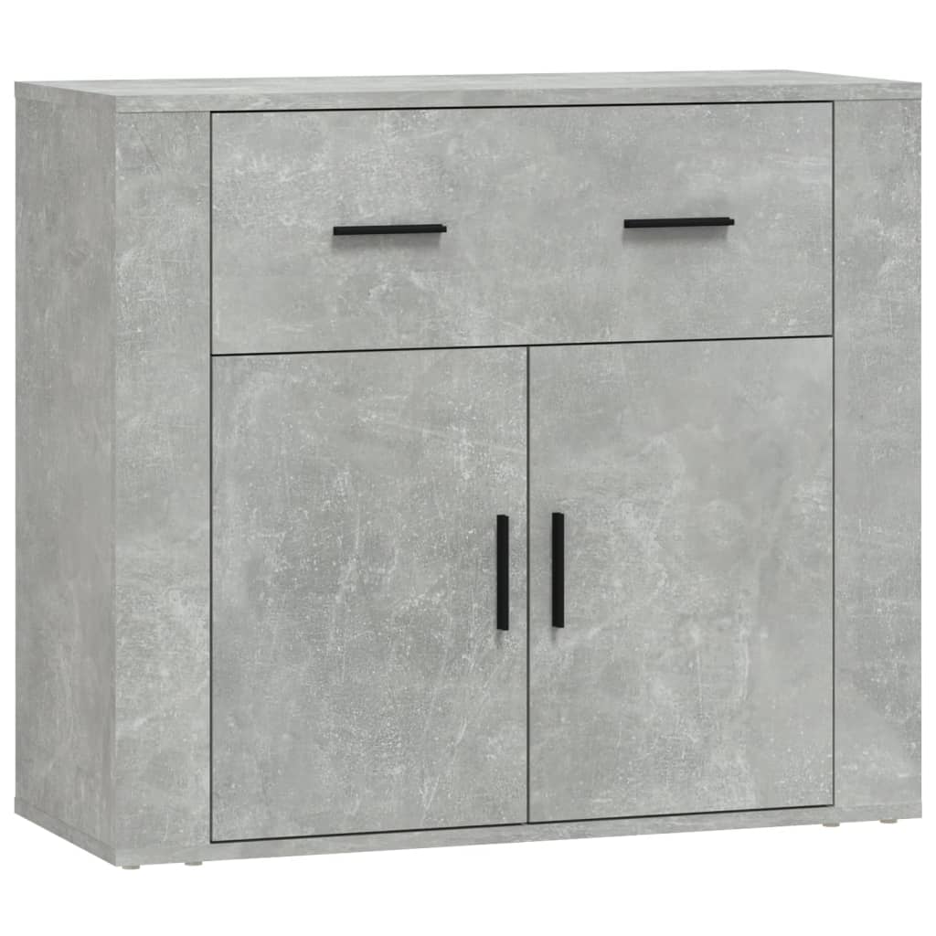 vidaXL Dulap, gri beton, 80x33x70 cm, lemn prelucrat