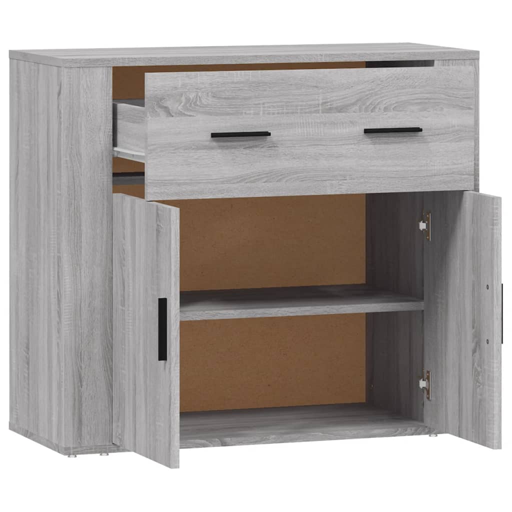 vidaXL Dulap, gri sonoma, 80x33x70 cm, lemn compozit vidaXL Dulap, gri sonoma, 80x33x70 cm, lemn compozit