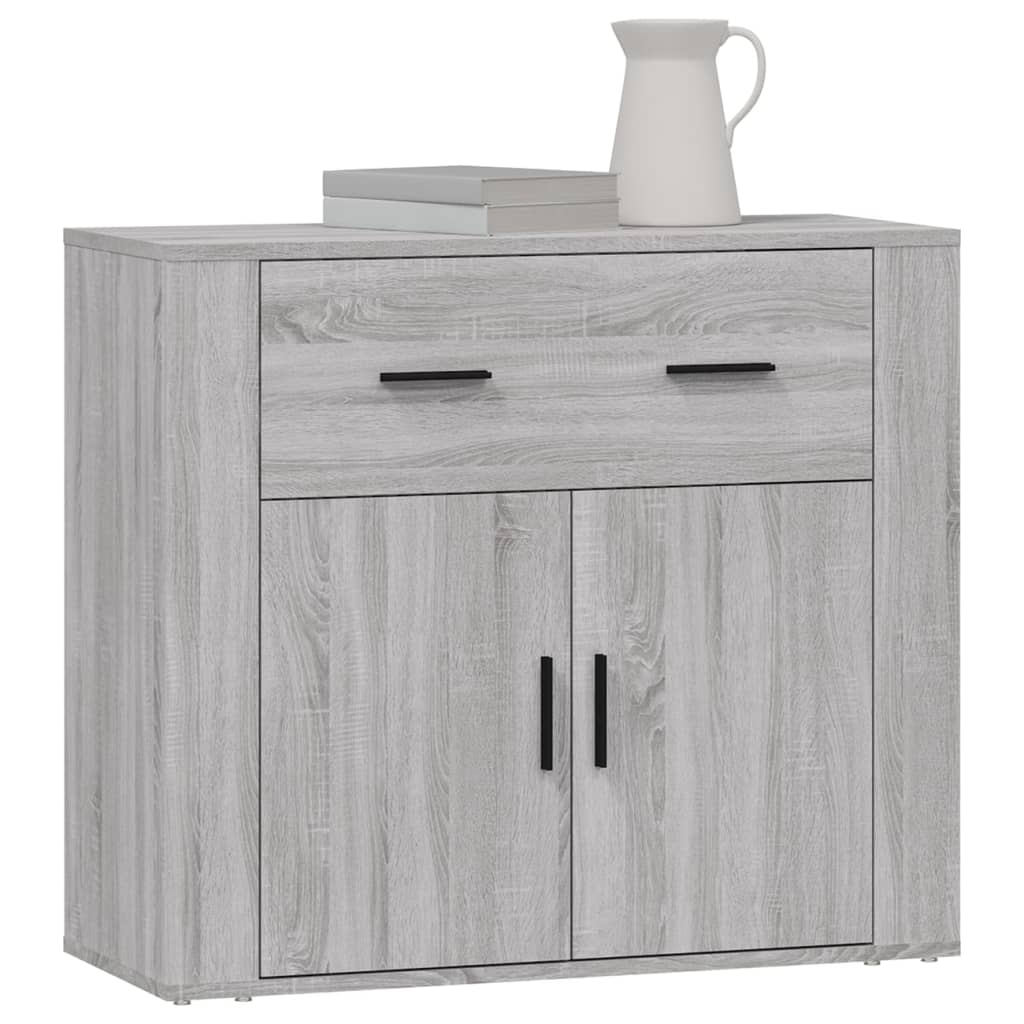 vidaXL Dulap, gri sonoma, 80x33x70 cm, lemn compozit vidaXL Dulap, gri sonoma, 80x33x70 cm, lemn compozit