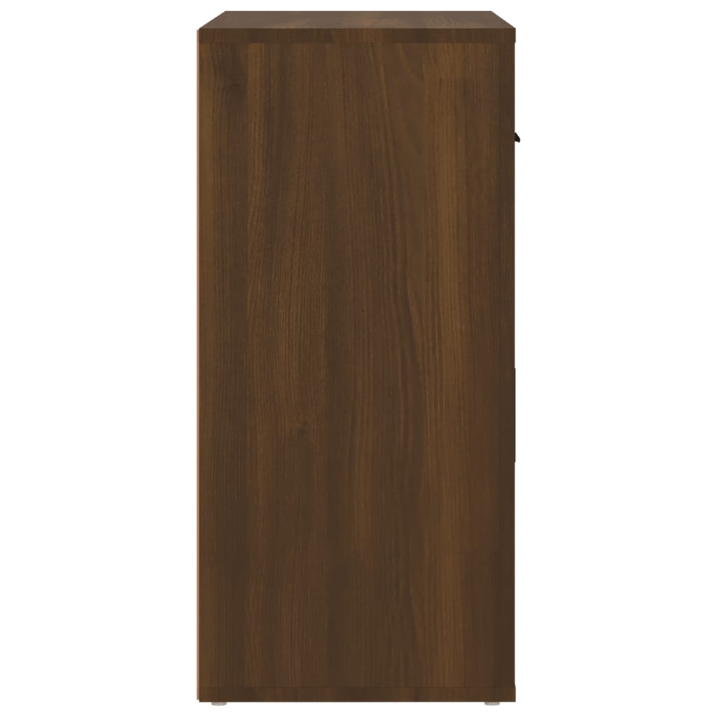 vidaXL Dulap, stejar maro, 80x33x70 cm, lemn compozit