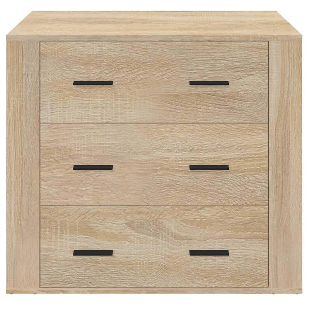 vidaXL Dulap, stejar sonoma, 80x33x70 cm, lemn compozit