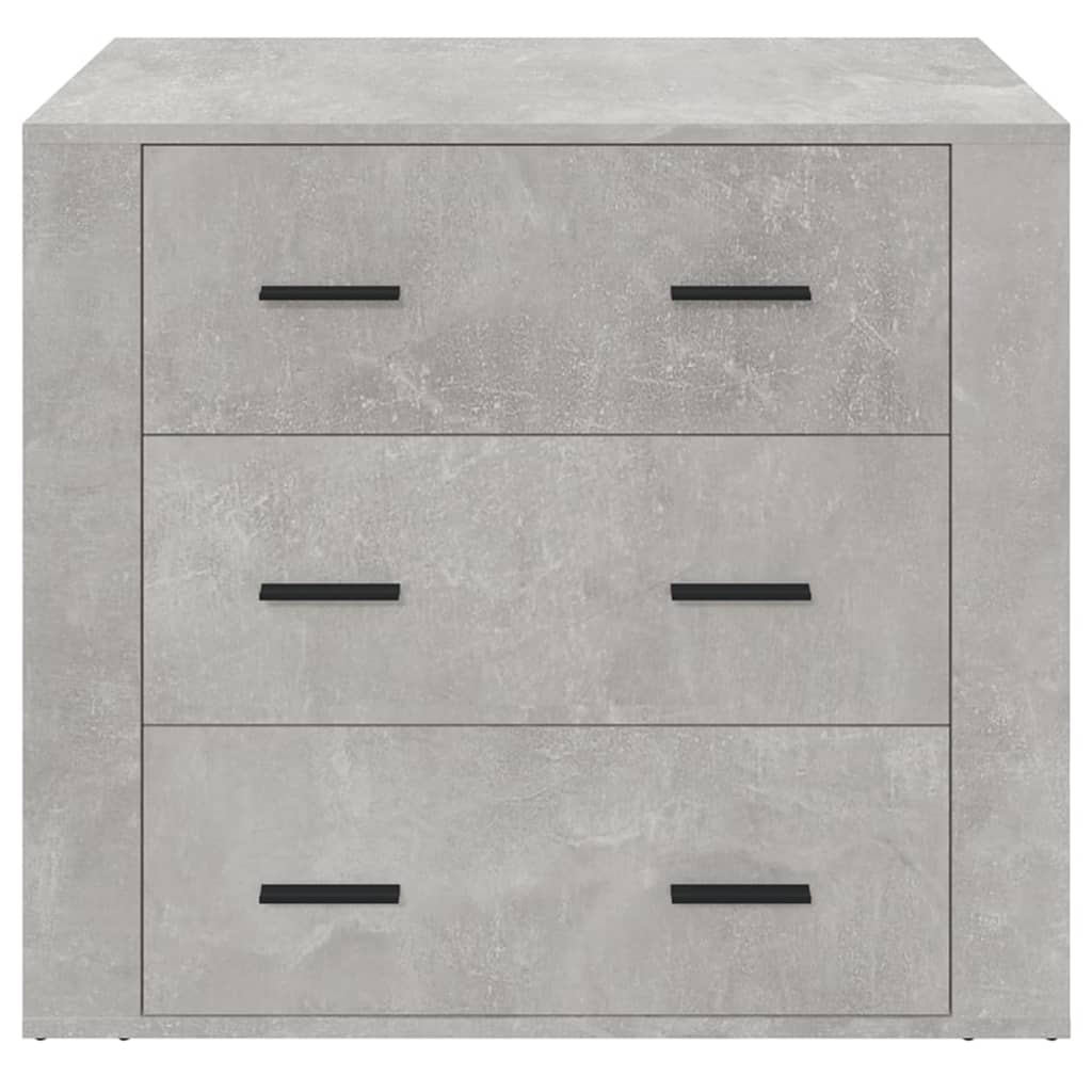 vidaXL Dulap, gri beton, 80x33x70 cm, lemn preluc vidaXL Dulap, gri beton, 80x33x70 cm, lemn preluc