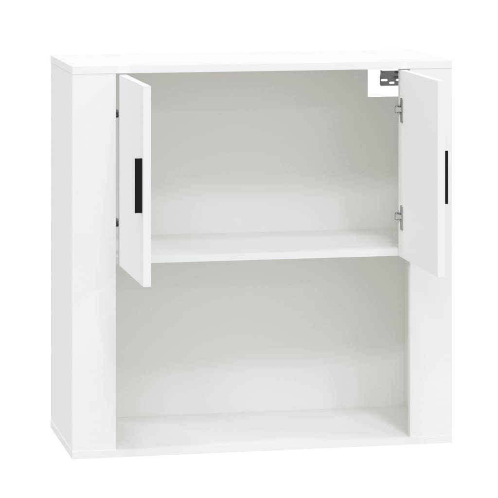 vidaXL Dulap de perete, alb, 80x33x80 cm, lemn prelucrat vidaXL Dulap de perete, alb, 80x33x80 cm, lemn prelucrat