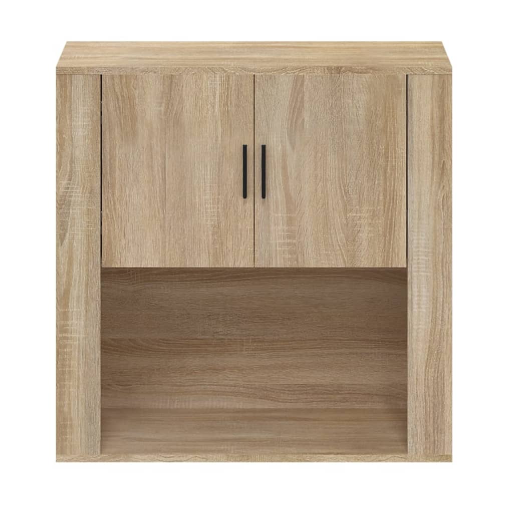 vidaXL Dulap de perete, stejar sonoma, 80x33x80 cm, lemn prelucrat vidaXL Dulap de perete, stejar sonoma, 80x33x80 cm, lemn prelucrat
