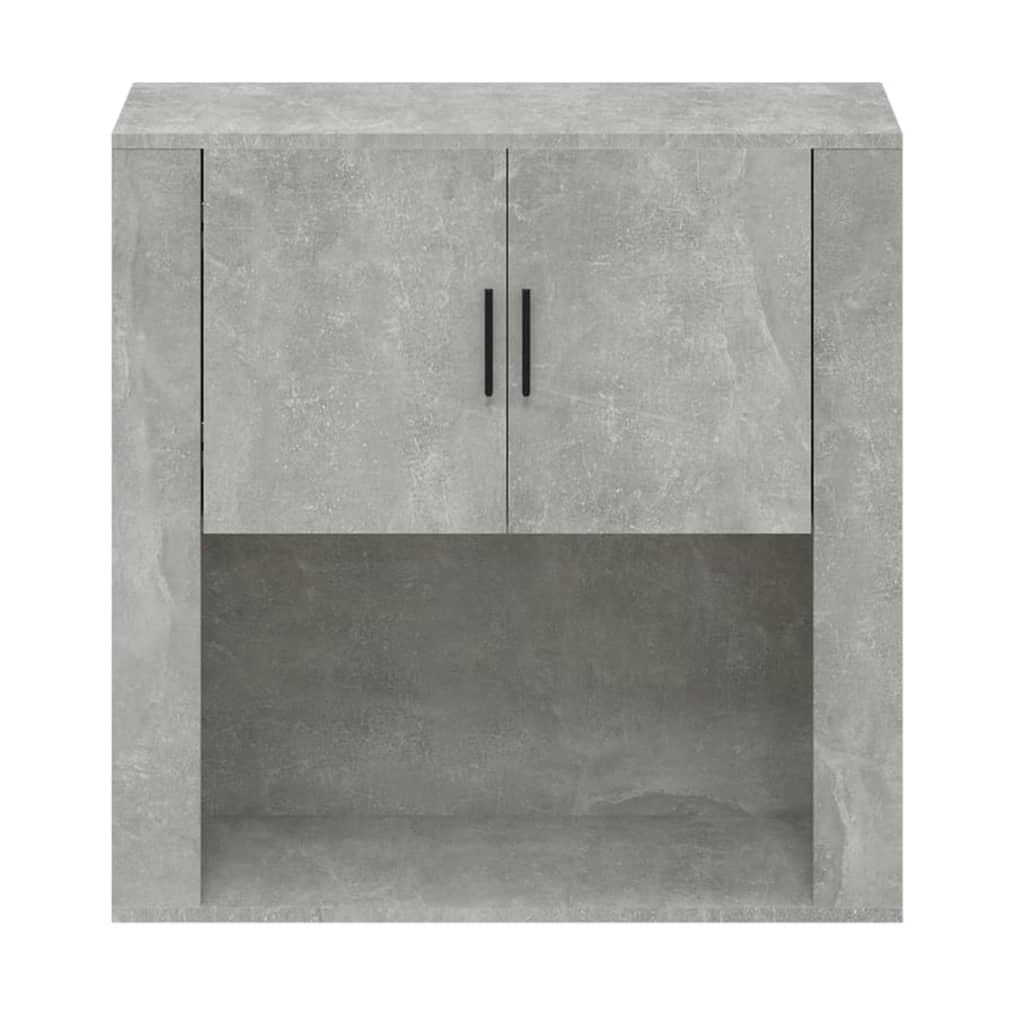 vidaXL Dulap de perete, gri beton, 80x33x80 cm, lemn prelucrat vidaXL Dulap de perete, gri beton, 80x33x80 cm, lemn prelucrat