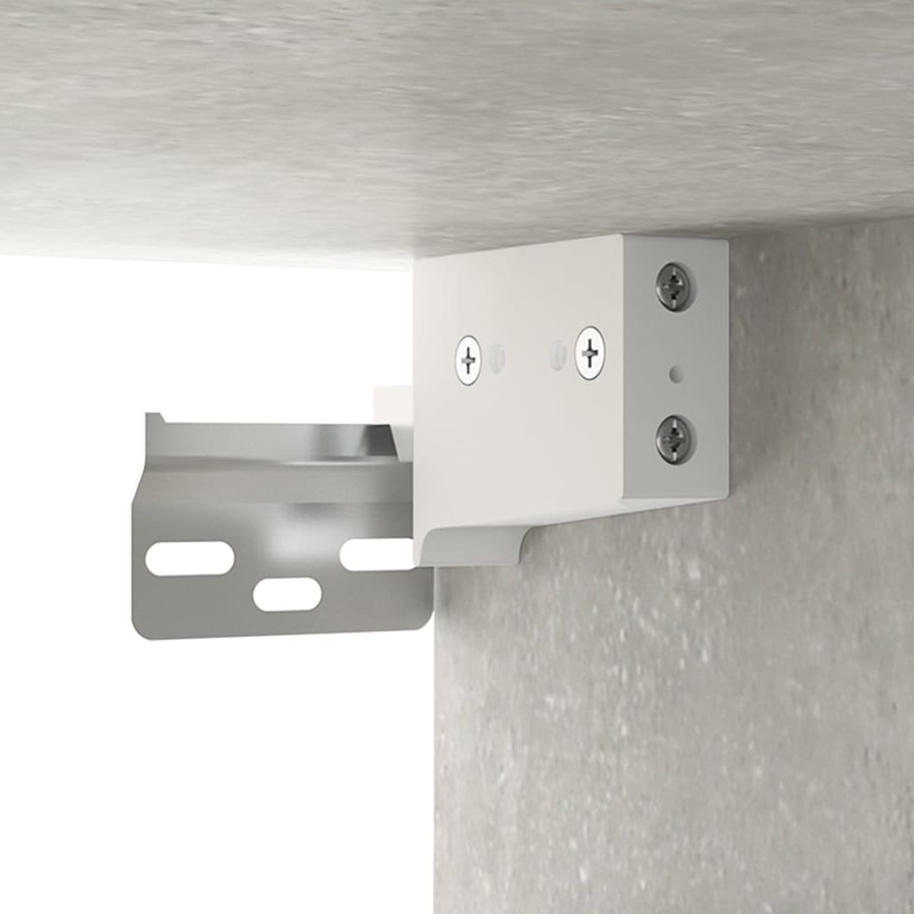 vidaXL Dulap de perete, gri beton, 80x33x80 cm, lemn prelucrat vidaXL Dulap de perete, gri beton, 80x33x80 cm, lemn prelucrat