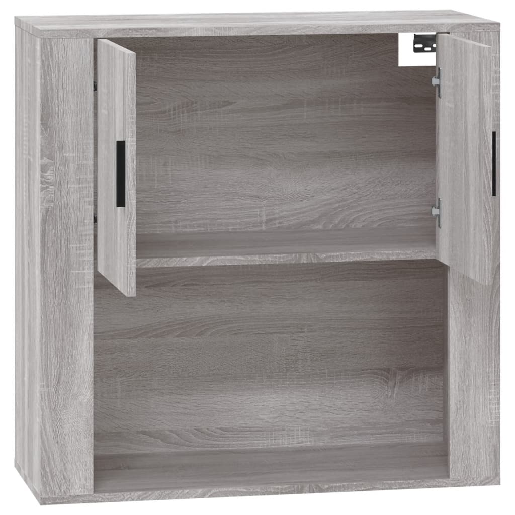 vidaXL Dulap de perete, gri sonoma,80x33x80 cm, lemn prelucrat vidaXL Dulap de perete, gri sonoma,80x33x80 cm, lemn prelucrat