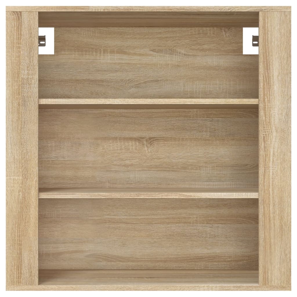 vidaXL Dulap de perete, stejar sonoma, 80x33x80 cm, lemn prelucrat