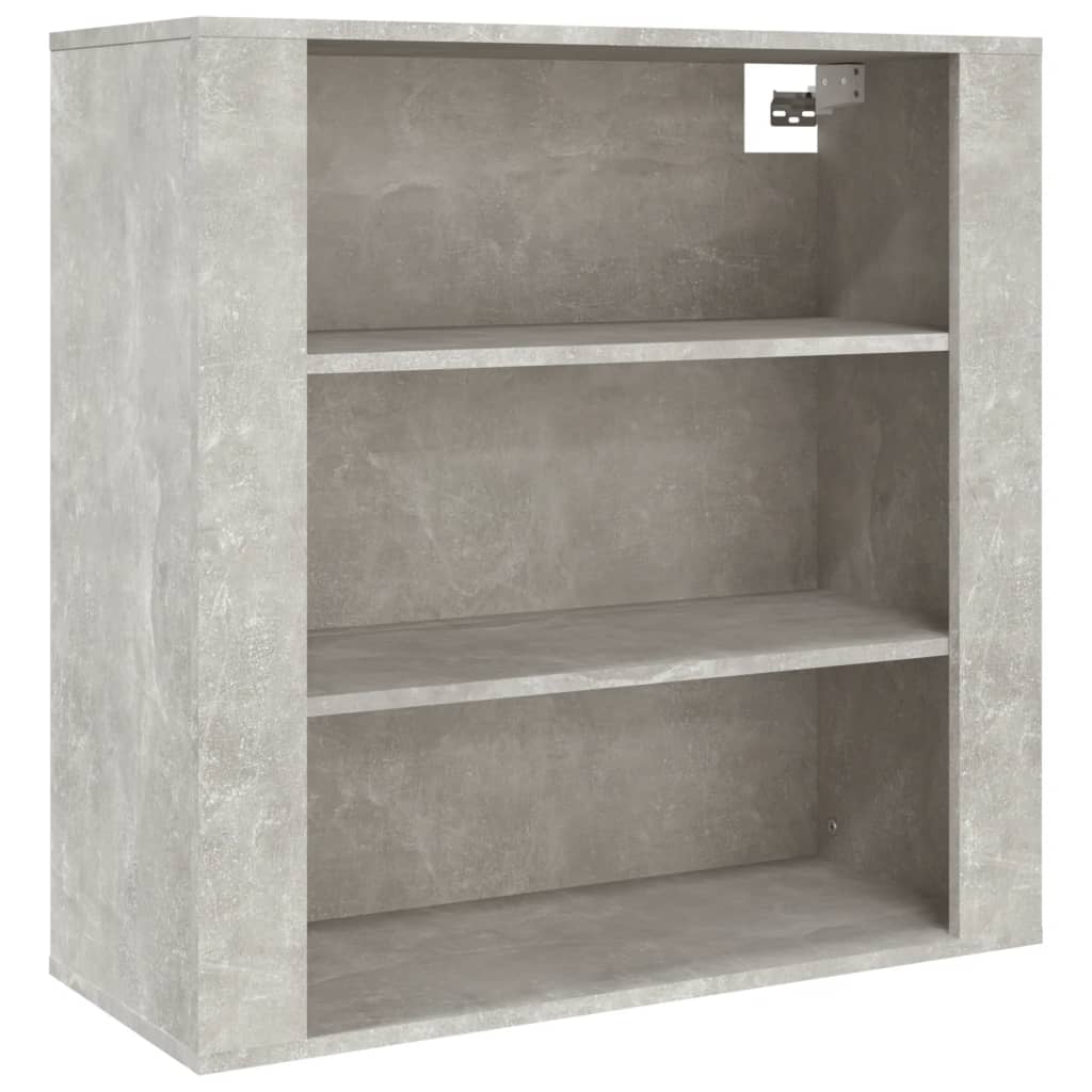 vidaXL Dulap de perete, gri beton, 80x33x80 cm, lemn prelucrat vidaXL Dulap de perete, gri beton, 80x33x80 cm, lemn prelucrat
