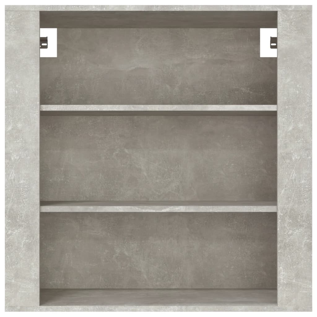 vidaXL Dulap de perete, gri beton, 80x33x80 cm, lemn prelucrat vidaXL Dulap de perete, gri beton, 80x33x80 cm, lemn prelucrat