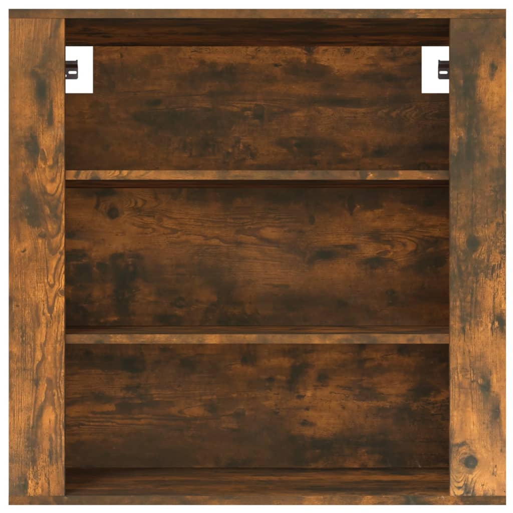 vidaXL Dulap de perete, stejar fumuriu, 80x33x80 cm, lemn prelucrat vidaXL Dulap de perete, stejar fumuriu, 80x33x80 cm, lemn prelucrat