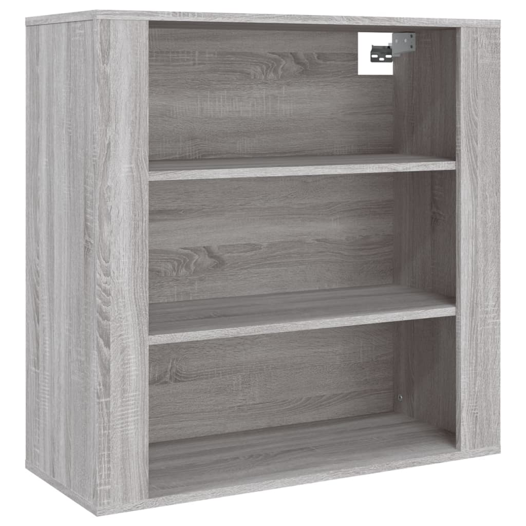 vidaXL Dulap de perete, gri sonoma,80x33x80 cm, lemn prelucrat vidaXL Dulap de perete, gri sonoma,80x33x80 cm, lemn prelucrat