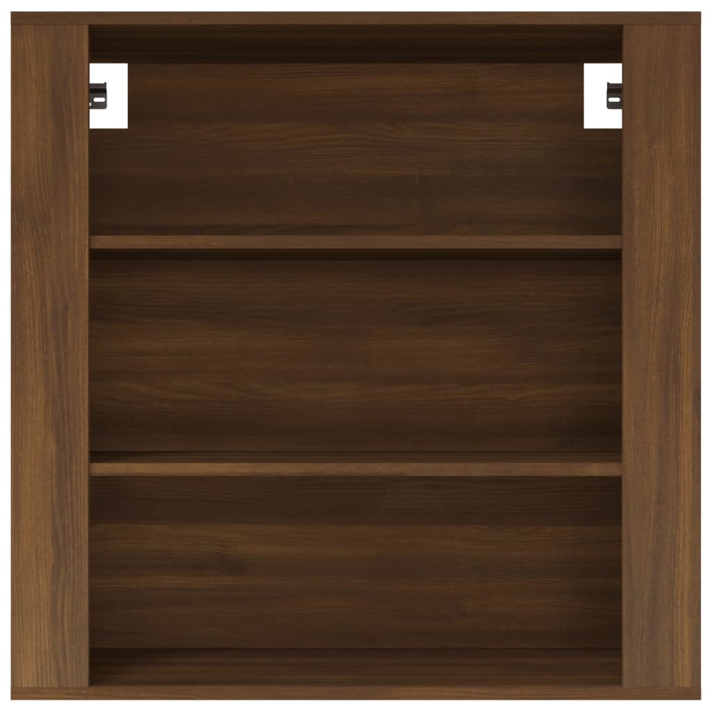 vidaXL Dulap de perete, stejar maro,80x33x80 cm, lemn prelucrat