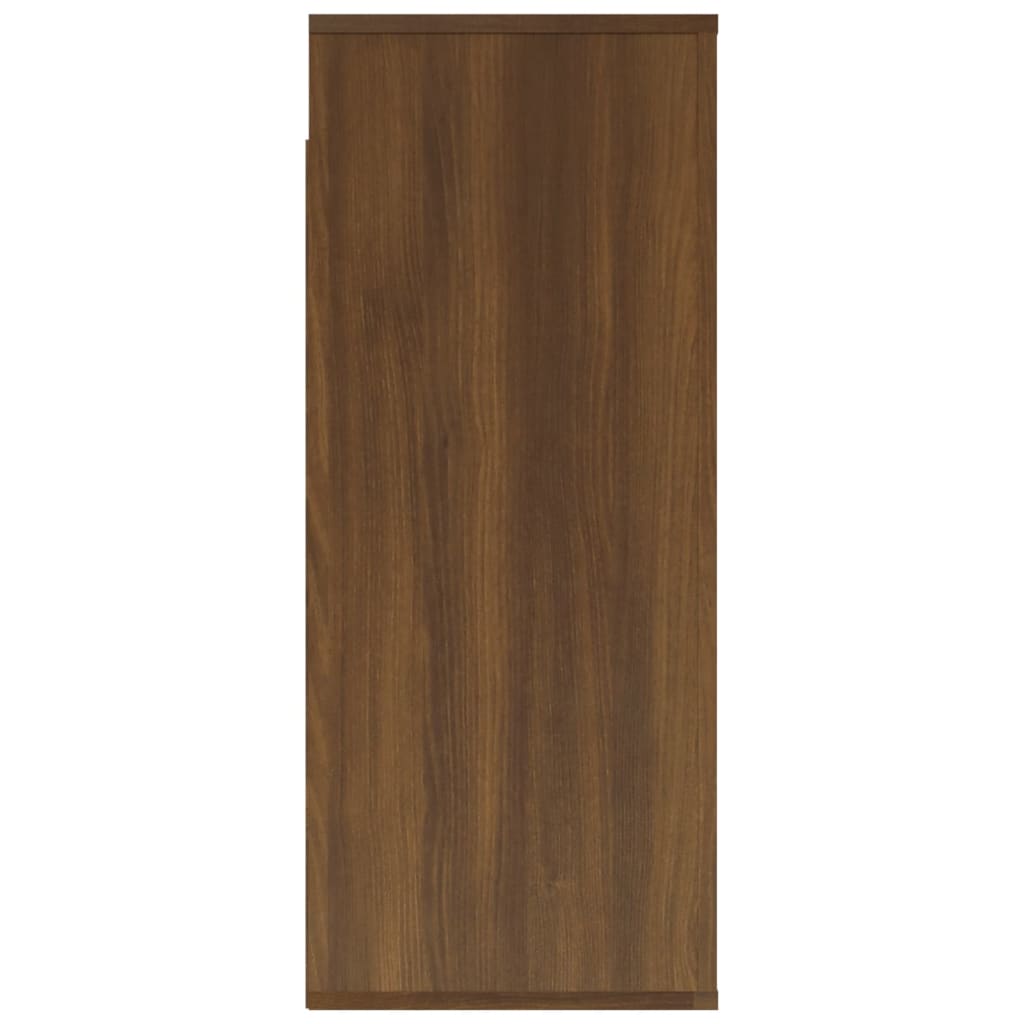 vidaXL Dulap de perete, stejar maro,80x33x80 cm, lemn prelucrat