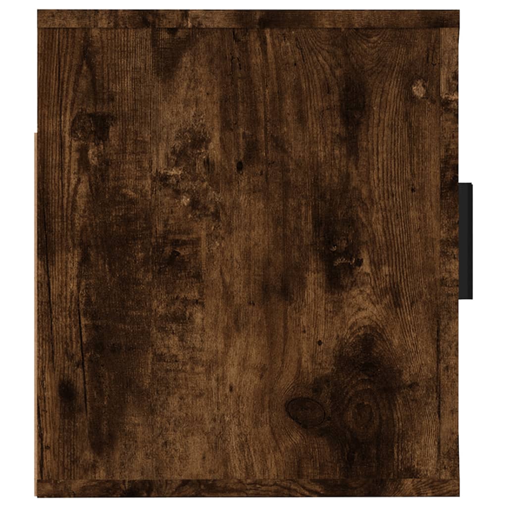 vidaXL Dulap TV montat pe perete, stejar fumuriu, 57x34,5x40 cm