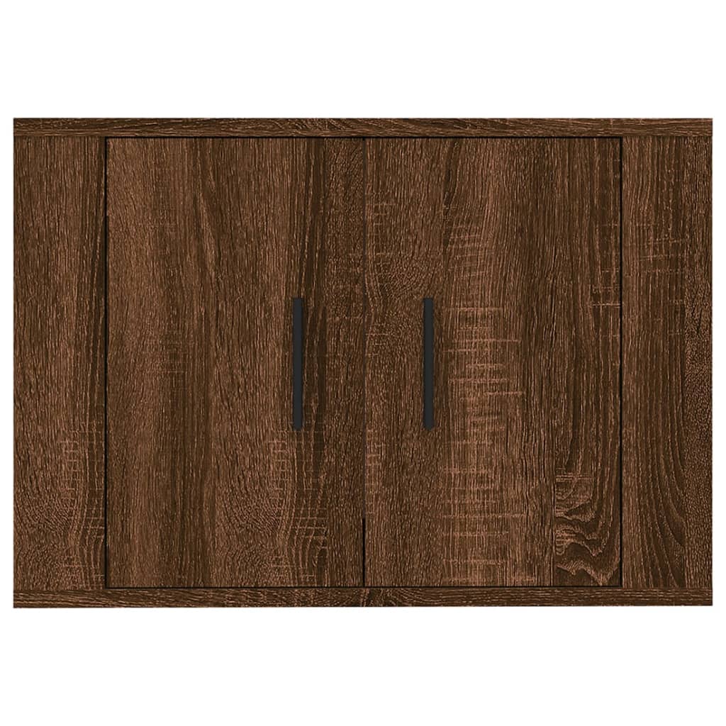 vidaXL Dulap TV montat pe perete, stejar maro, 57x34,5x40 cm