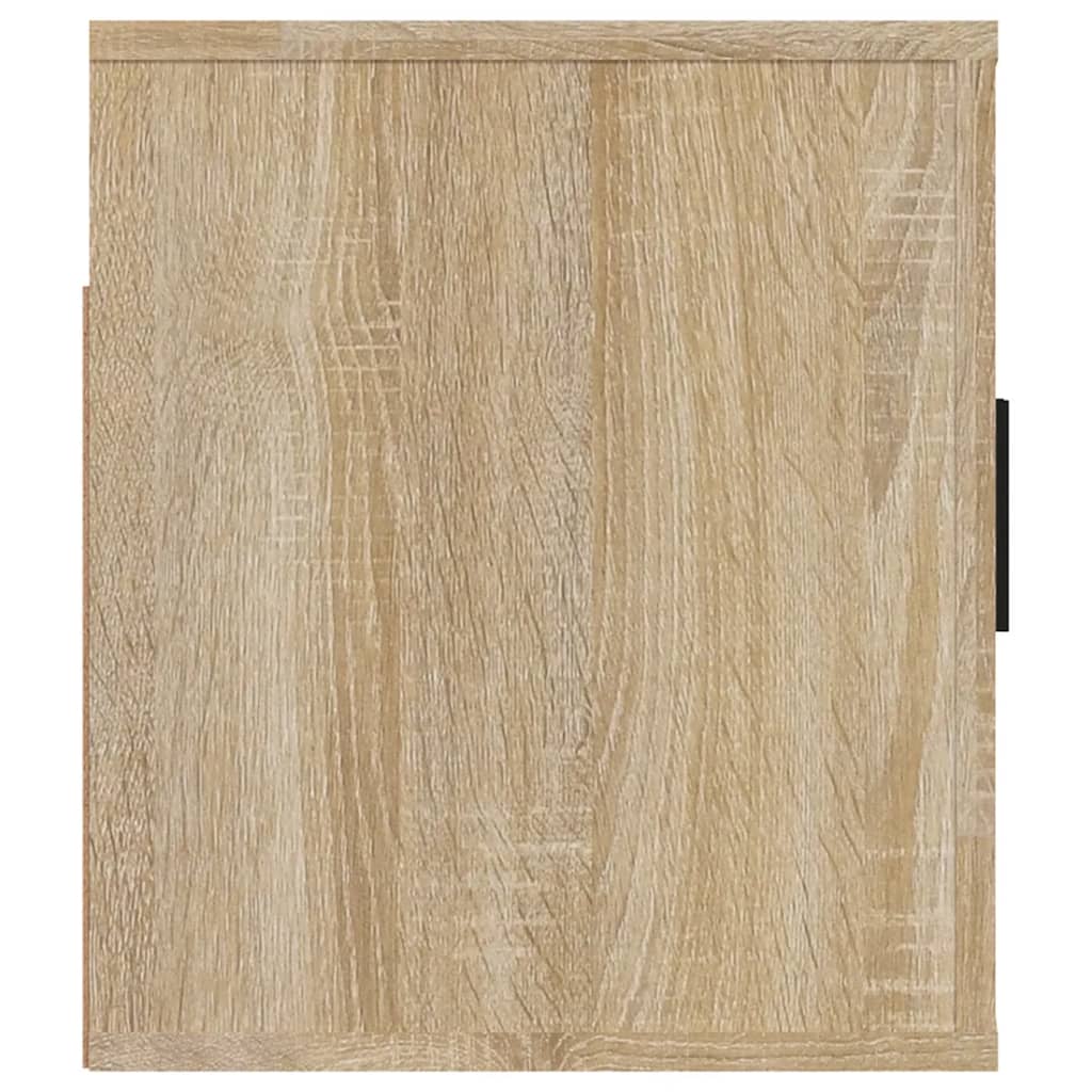 vidaXL Dulap TV montat pe perete, stejar sonoma, 80x34,5x40 cm