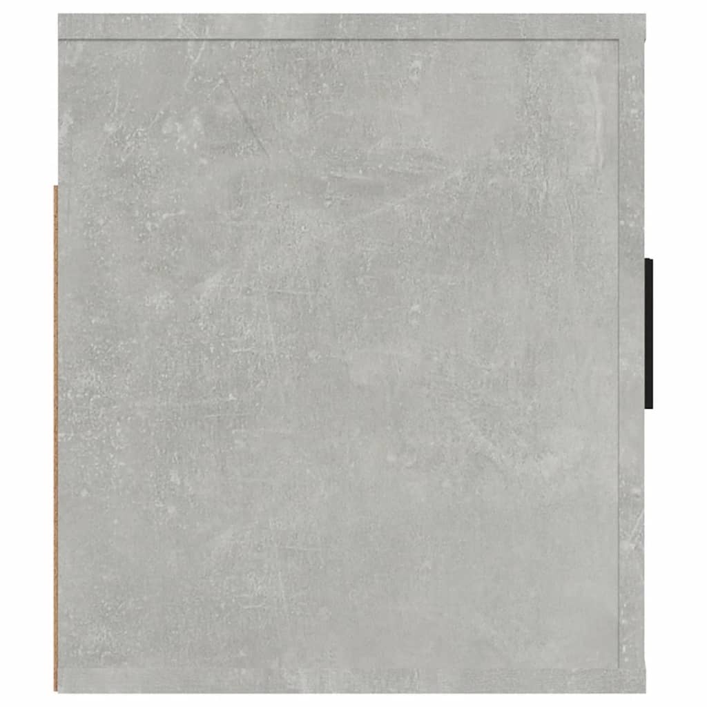 vidaXL Dulap TV montat pe perete, gri beton, 80x34,5x40 cm