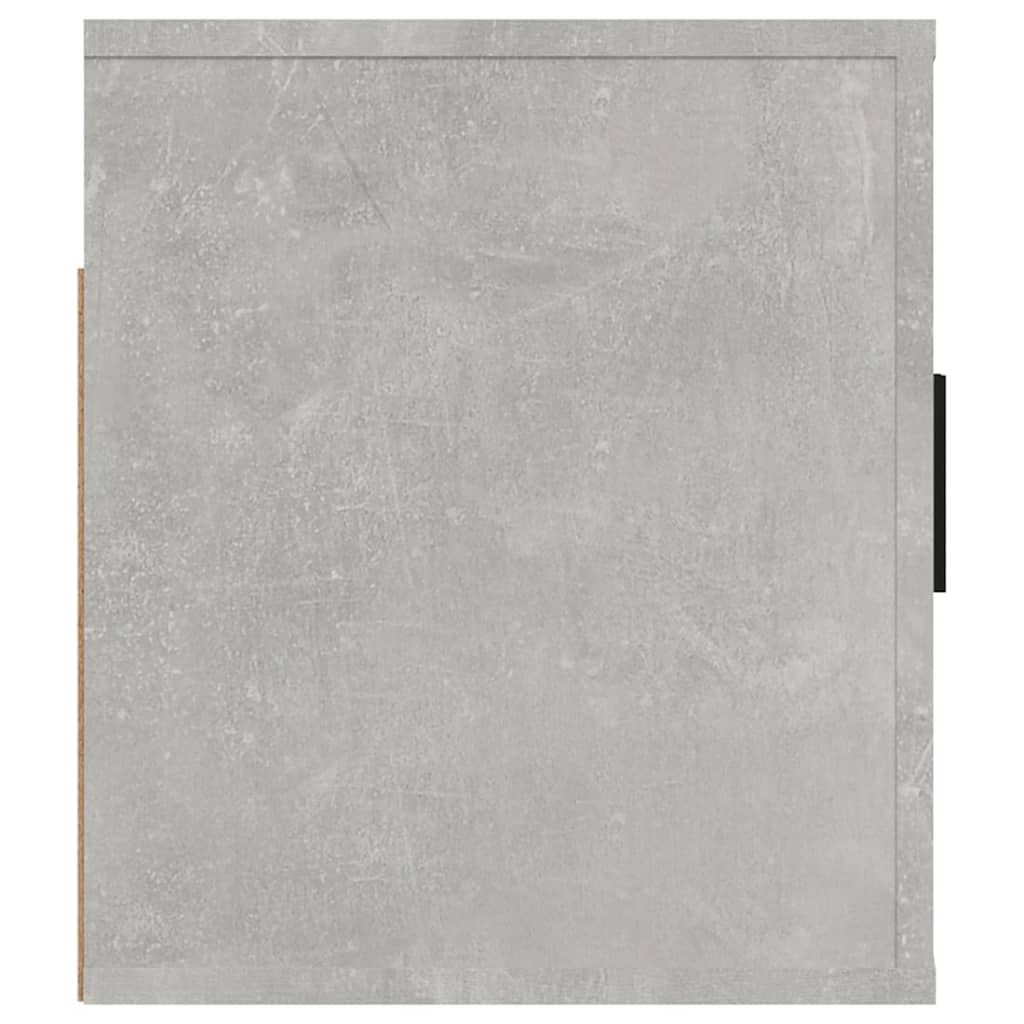 vidaXL Dulap TV montat pe perete, gri beton, 100x34,5x40 cm
