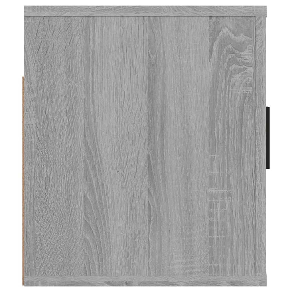 vidaXL Dulap TV montat pe perete, gri sonoma, 100x34,5x40 cm