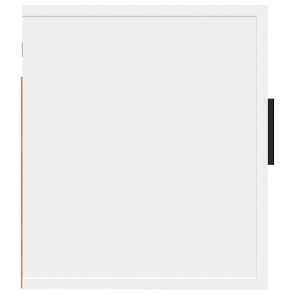 vidaXL Dulap TV montat pe perete, alb, 40x34,5x40 cm