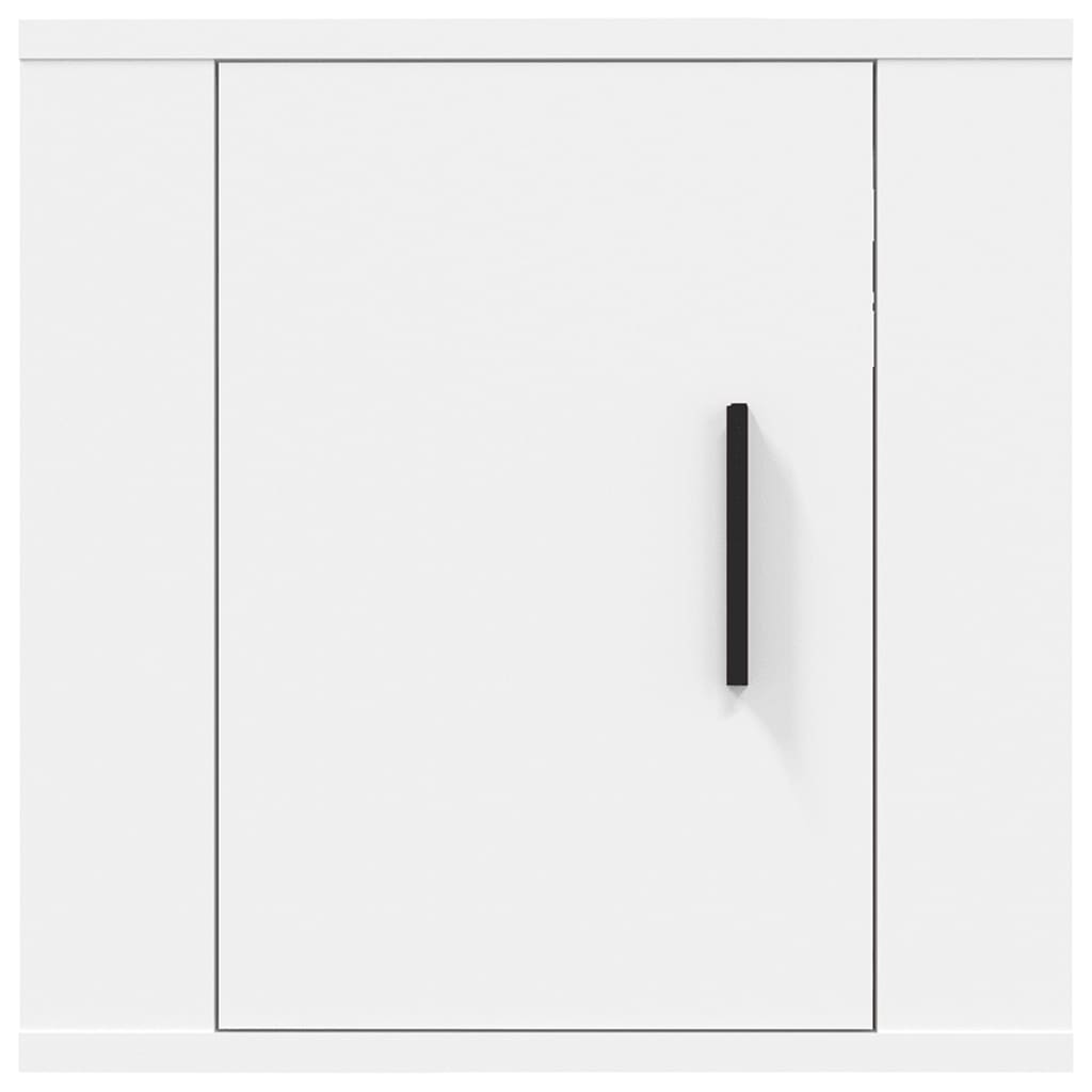 vidaXL Dulapuri TV montate pe perete, 2 buc., alb, 40x34,5x40 cm vidaXL Dulapuri TV montate pe perete, 2 buc., alb, 40x34,5x40 cm