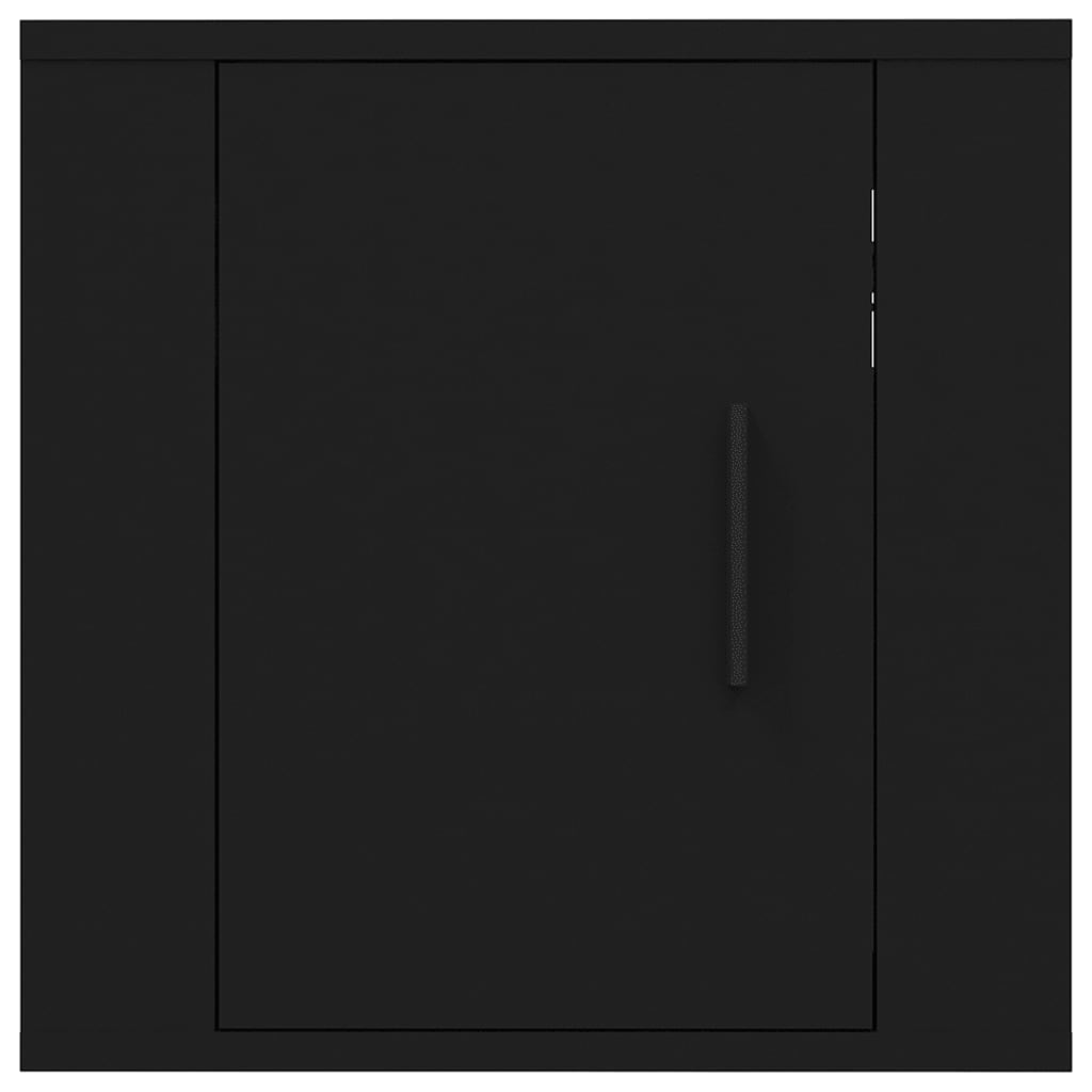 vidaXL Dulap TV montat pe perete, negru, 40x34,5x40 cm