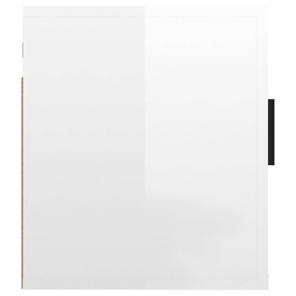 vidaXL Dulapuri TV montate perete 2 buc. alb extralucios 40x34,5x40 cm vidaXL Dulapuri TV montate perete 2 buc. alb extralucios 40x34,5x40 cm