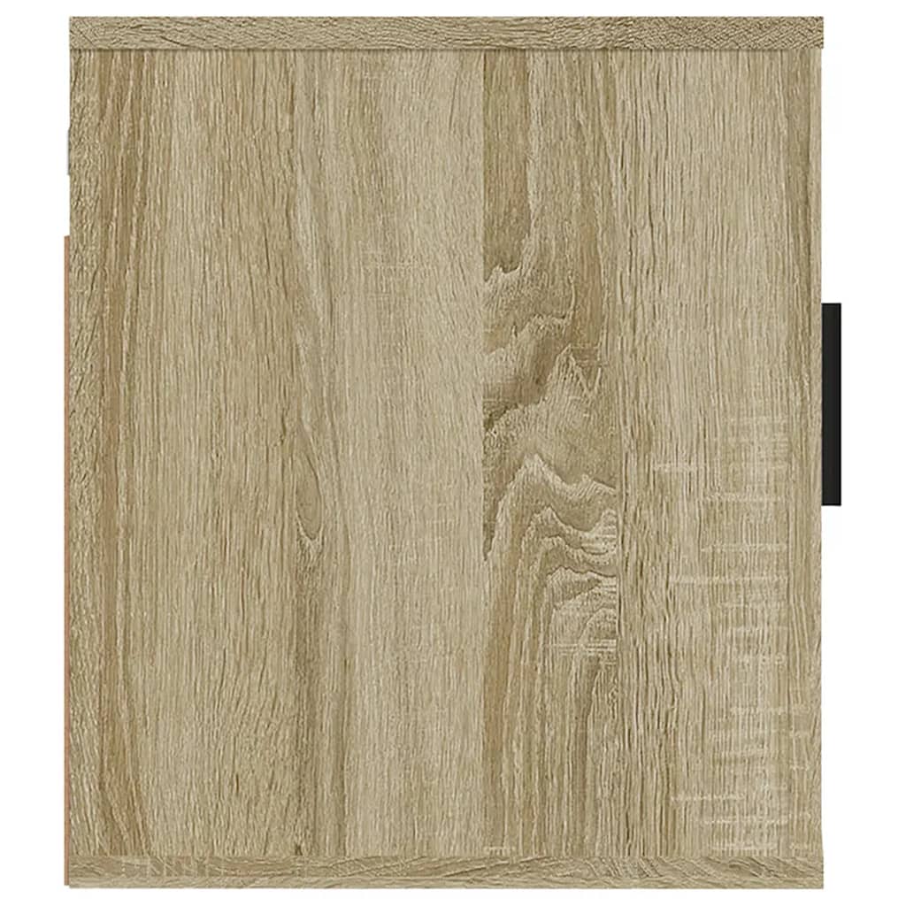 vidaXL Dulap TV montat pe perete, stejar sonoma, 40x34,5x40 cm