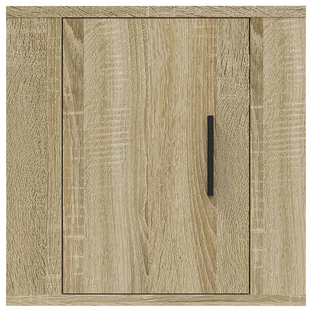 vidaXL Dulapuri TV montate pe perete 2 buc stejar sonoma 40x34,5x40 cm