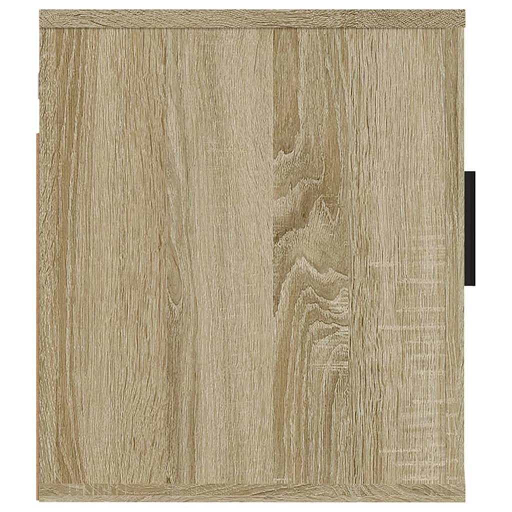 vidaXL Dulapuri TV montate pe perete 2 buc stejar sonoma 40x34,5x40 cm