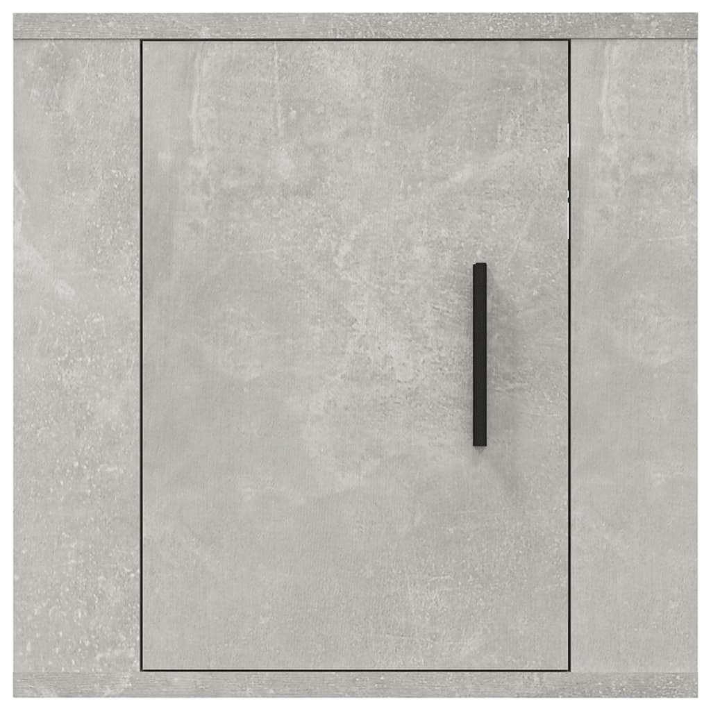 vidaXL Dulap TV montat pe perete, gri beton, 40x34,5x40 cm