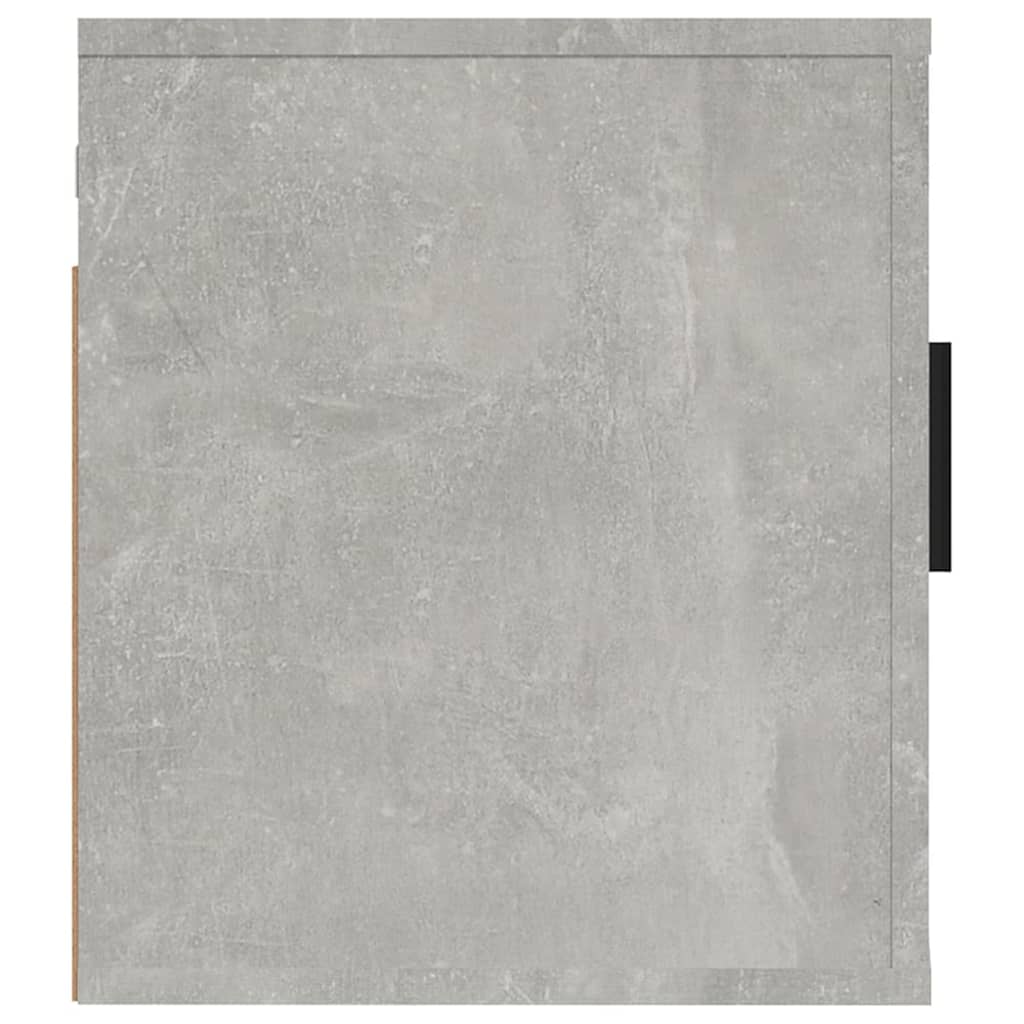vidaXL Dulap TV montat pe perete, gri beton, 40x34,5x40 cm