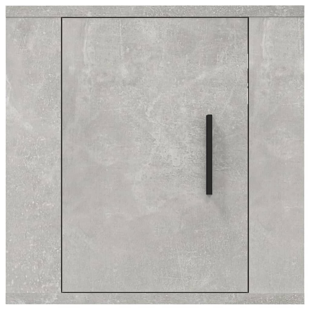 vidaXL Dulapuri TV montate pe perete, 2 buc., gri beton, 40x34,5x40 cm vidaXL Dulapuri TV montate pe perete, 2 buc., gri beton, 40x34,5x40 cm