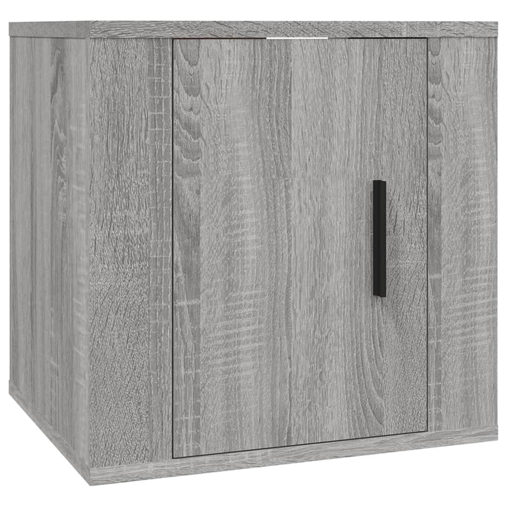 vidaXL Dulap TV montat pe perete, gri sonoma, 40x34,5x40 cm