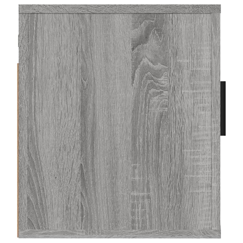 vidaXL Dulap TV montat pe perete, gri sonoma, 40x34,5x40 cm